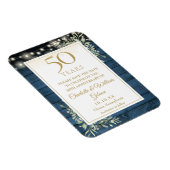 50周年記念 青い錆びた木の「保存の日」 マグネット (右側)