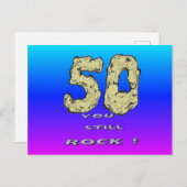 50周年記念 青紫色 ポストカード (正面/裏面)