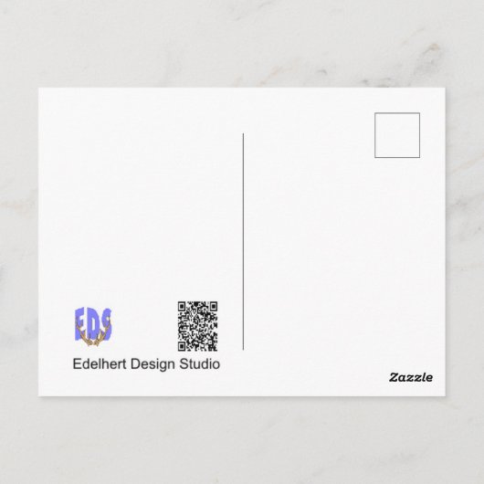 50周年記念 青紫色 ポストカード (裏面)