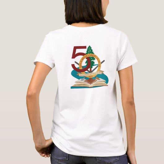 50周年記念Tシャツ Tシャツ (裏面)