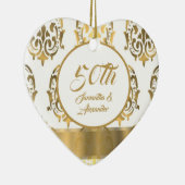 50周年記結婚念日 セラミックオーナメント (右)