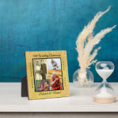 50周年記結婚念金ゴールドグリッター写真 フォトプラーク (インサイチュ)