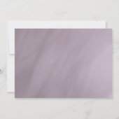 50周年誕生日のお祝い ミュートプラム ゴールドフレーム 招待状 (裏面)