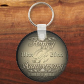 50周年金ゴールドキーチェーン キーホルダー (正面)