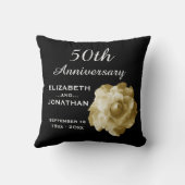 50周年金ゴールドバラA01G クッション (裏面)