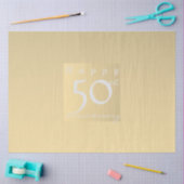 50周年金ゴールド色 薄葉紙 (クラフト)