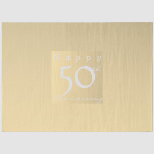 50周年金ゴールド色 薄葉紙 (正面)