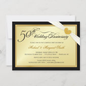 50周年金婚式パーティー招待状 招待状 (正面)
