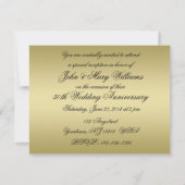 50周年金色結婚記念日招待状 招待状 (裏面)