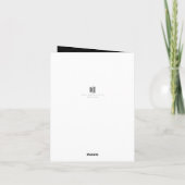 50周年黄金挨拶パーソナライズされた カード (裏面)