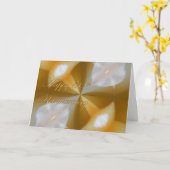 50周年 カード (黄色い花)