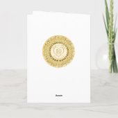 50周年 ゴールド結婚記念日 カード (裏面)