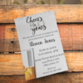 50周年 シルバー ゴールド グリッター ウイスキー 招待状