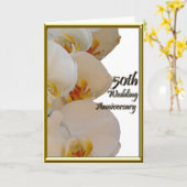 50周年（空白） カード (黄色い花)