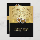 50周年 結婚記念日 ご一緒の皆様 2 受付確認 出欠カード (正面/裏面)