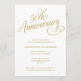50周年 | 結婚記念日 招待状