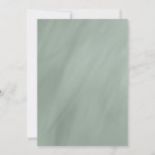 50周年 誕生日 50歳 グレーの翡翠 ゴールドフレーム 招待状 (裏面)