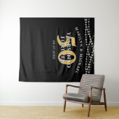 50周年 YEARS INTO FOREVER ブラックゴールド タペストリー (インサイチュ(横))