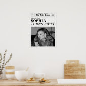 50回新聞50誕生日 ポスター (キッチン)