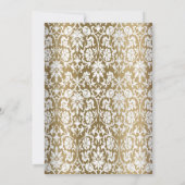 50回目のゴールデンウエディングアニバーサリー｜DIY テキスト 招待状 (裏面)