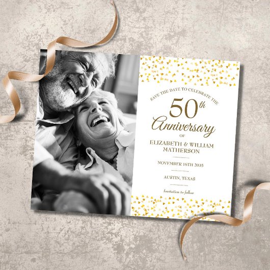 50回目の結婚記念日のお知らせフォト