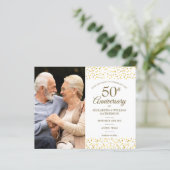 50回目の結婚記念日のお知らせ 2枚の写真 (スタンド正面)