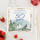 50回目の結婚記念日のロッキー山脈の風景 (インサイチュ)