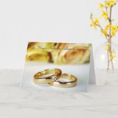 50回目の結婚記念日 カード (黄色い花)