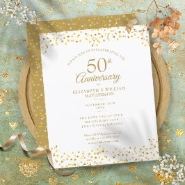 50回目の結婚記念日 ゴールデンハート 招待状