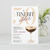 50回目の誕生日パーティー A Tini Bit Older 招待状 (スタンド正面)