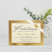 50回目の金婚式招待状 招待状 (スタンド正面)