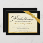 50回目の金婚式招待状 招待状 (正面/裏面)