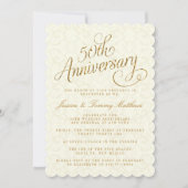 50回目の金婚式招待状 招待状 (正面)