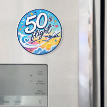 50回目フライト飛行機カラフルお土産