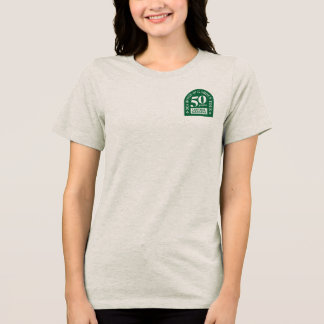 50回記念セントラルガーデンズ住宅庭園ツアーレディースTシャツ トライブレンドTシャツ