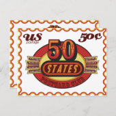 50州はがきクラブ ポストカード (正面/裏面)