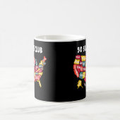 50州クラブマップオブアメリカ収集可能男性へ コーヒーマグカップ (中央)