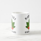 50州バジルとトマトのマリナラ合法 コーヒーマグカップ (中央)