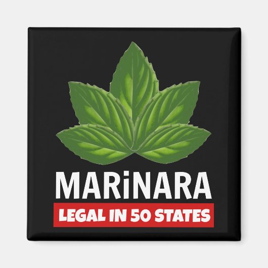 50州バジル州マリーナラ法葉規 マグネット (正面)