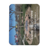 50州記念碑のジオグラフィック統一されたスセンター マグネット (縦)