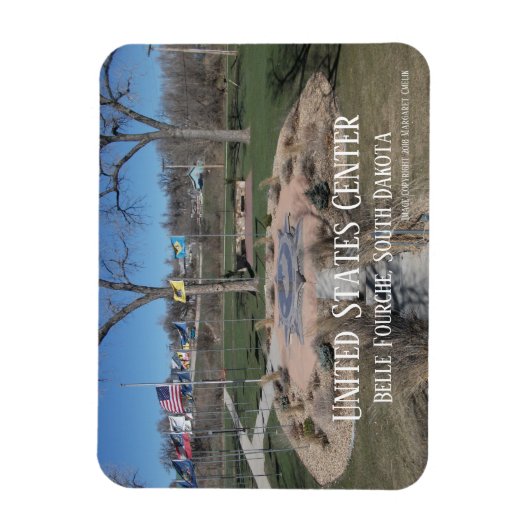 50州記念碑のジオグラフィック統一されたスセンター マグネット (縦)