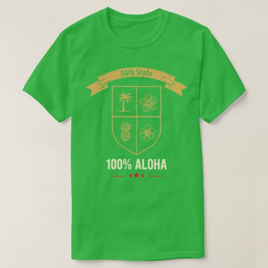 50州100アロハTシャツ Tシャツ (デザイン正面)