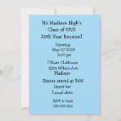 50年おもしろい懇親会招待状 招待状 (裏面)