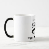 50年かかった誕生日 コーヒーマグ モーフィングマグカップ (左)
