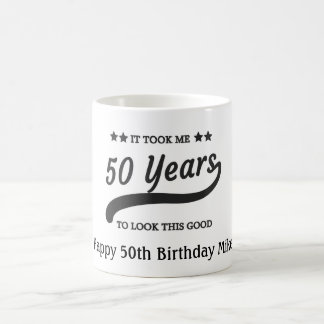 50年かかった誕生日 コーヒーマグ モーフィングマグカップ