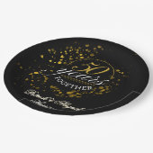 50年が一緒に黄金の結婚記念日パーティー ペーパープレート (アングル)