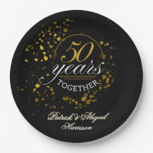 50年が一緒に黄金の結婚記念日パーティー