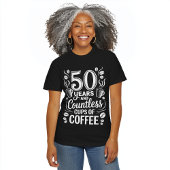 50年と無数のコーヒーカップ トライブレンドTシャツ