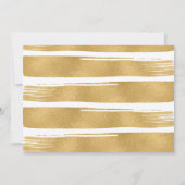 50年のお祝い | 結婚記念日 ゴールド 招待状 (裏面)