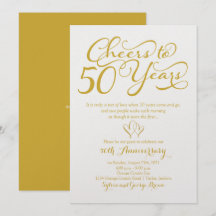 50年のお祝い 50周年結婚記念日